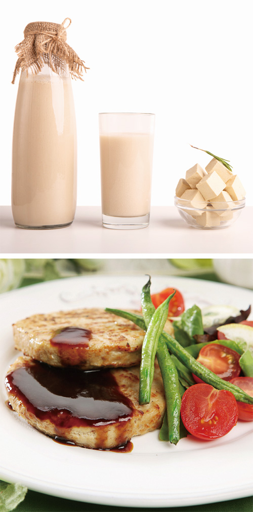 두유, 콩고기 요리