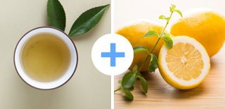 녹차와 레몬